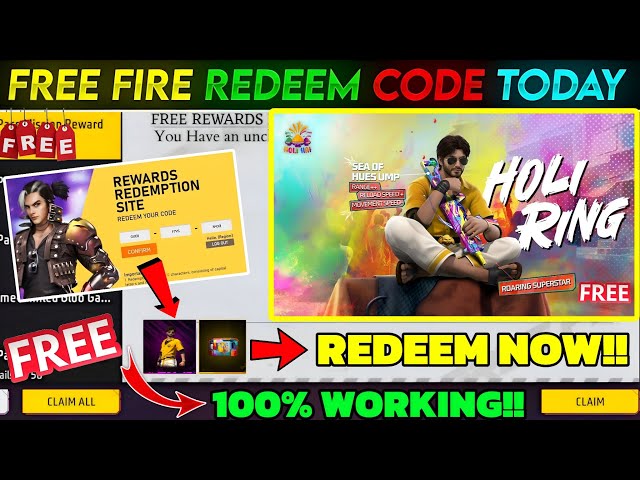 FREE FIRE REDEEM CODE TODAY 5 MARCH REDEEM CODE FREE FIRE | FF REDEEM CODE TODAY 5 MARCH
