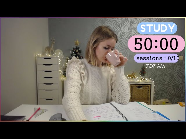 Study With Me *10 HOURS* (with talking during breaks)