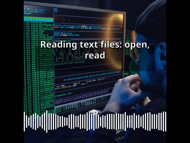 Reading text files: open, read | CyberSecurity & DevSecOps Expert: Develop, PenTest, and Deploy...