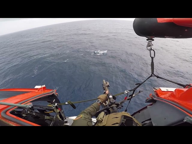 U.S. Coast Guard HITRON Crew Stops Boat with $45.8 Million of Cocaine