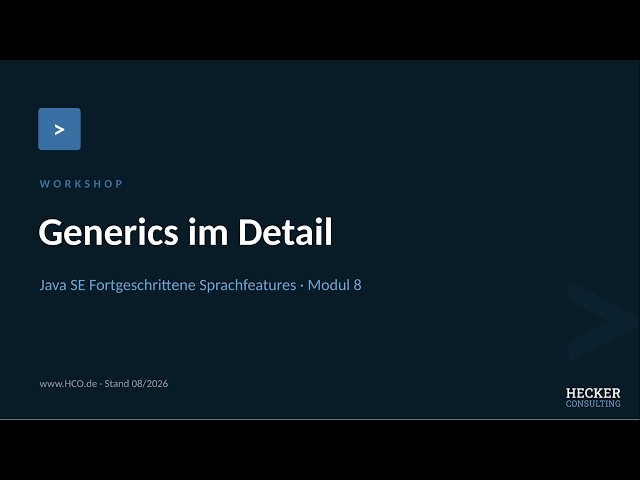Generics im Detail