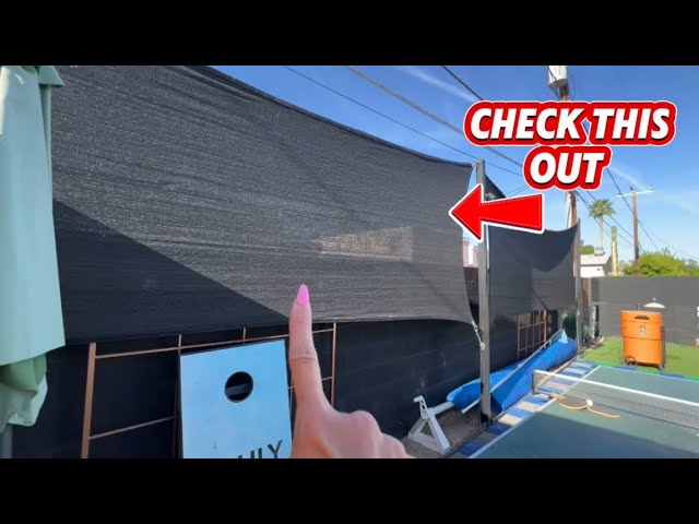 This Sun Shade Changed My Outdoor Setup! #sunshade #outdoorliving #commissionsearned