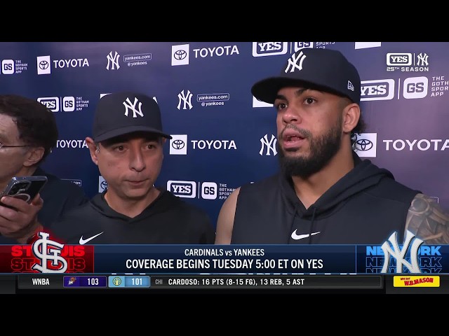 Luis García Jr. reflects on his Yankees debut