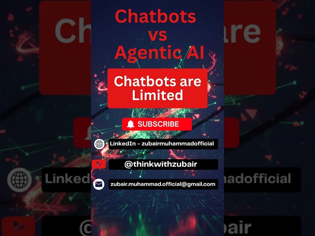 Chatbots vs Agentic AI | What’s the Real Difference?
