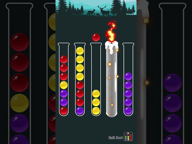 A SUPER fun & addictive color sorting game! Play Ball Sort! (9-1)