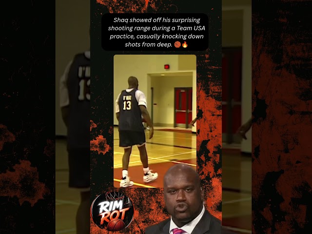 Shaq Showed Off His Range at Team USA Practice! 🏀🔥