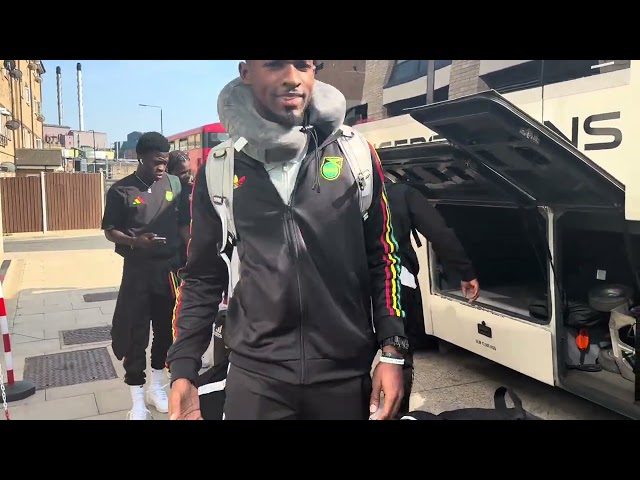 REGGAE BOYZ UNITY CUP ARRIVAL 