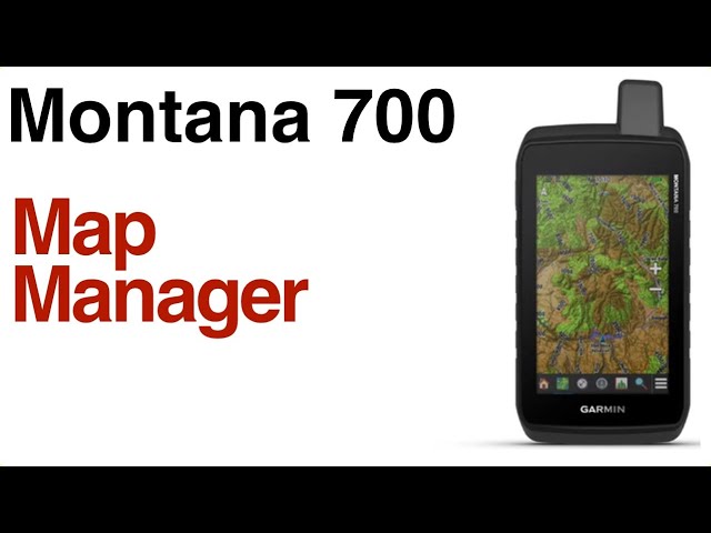 Garmin Montana 700 - Updates To Map Manager - Outdoor Maps+ Popularity Map Sets Layers