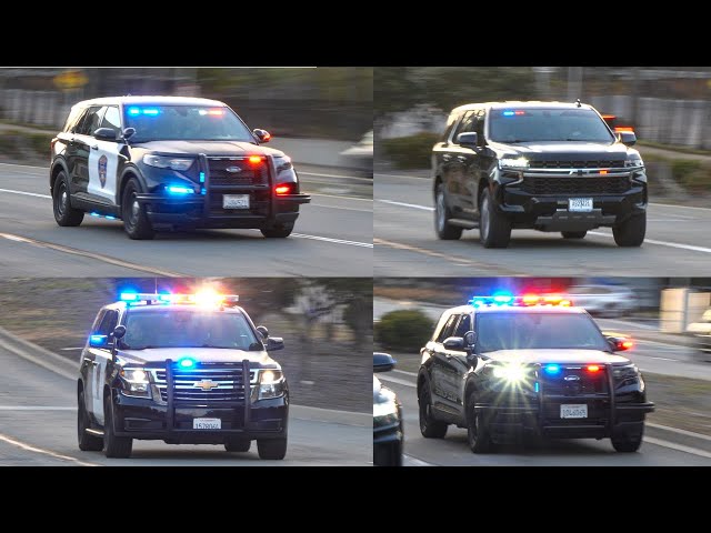 Officer Involved Shooting! Tons of Police Units Responding Code 3 To South San Francisco OIS.