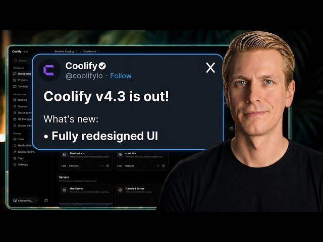 Coolify's NEW Dashboard Makes Self-Hosting Too Easy (Next.js + PostgreSQL)
