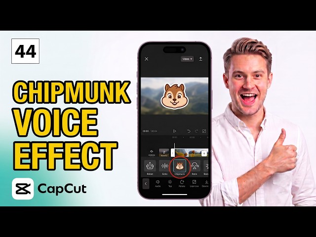How to Get Funny Chipmunk Voice in CapCut Mobile (Step-by-Step)