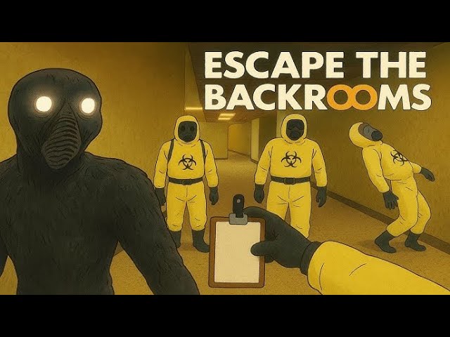 JUGANDO BACKROOMS: ESCAPE TOGETHER CON @ElGsus98 Y @Hirozuko_G