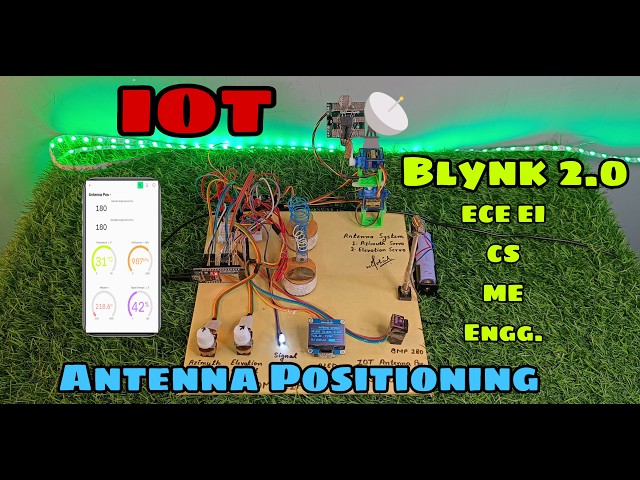 IOT Antenna Positioning System for Satellite Communication Gets a POWERFUL Upgrade with Blynk 2.0