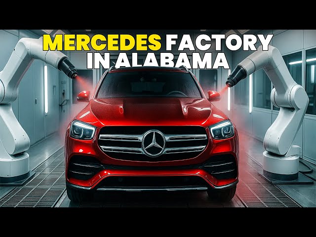 Inside US Mercedes Factory  in Alabama – Full Automation in Action