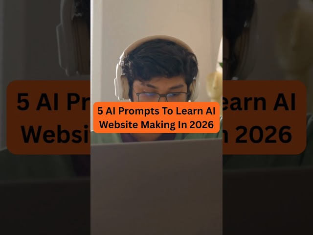 5 AI Prompts To Learn AI Website Making In 2026