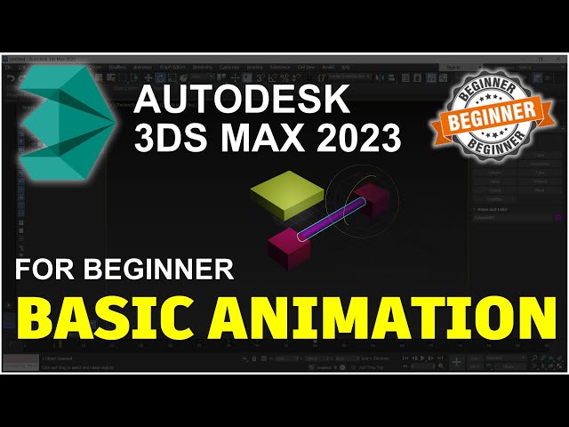 3Ds Max 2023 Basic Animation Tutorial For Beginner