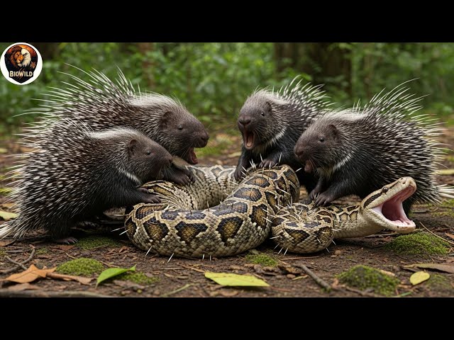 Dramatic Encounter Between Python and Porcupine – The End of the Predator You Need to Know