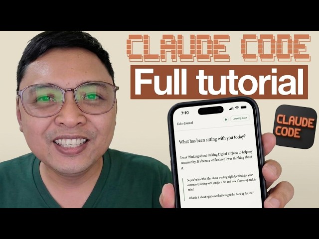 Claude Code Tutorial : The Ultimate Beginners Guide