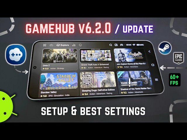 NEW GameHub v6.2.0 Emulator UPDATE on Android - Setup & Best Settings! - Controller Fix?