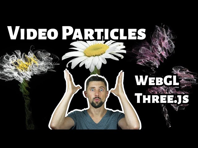 Video exploding to particles, m-trust.co.jp with Three.js and WebGL #44