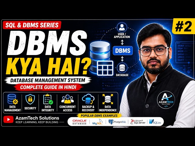 DBMS Kya Hai? | Database Management System Explained in Hindi | DBMS Tutorial #2