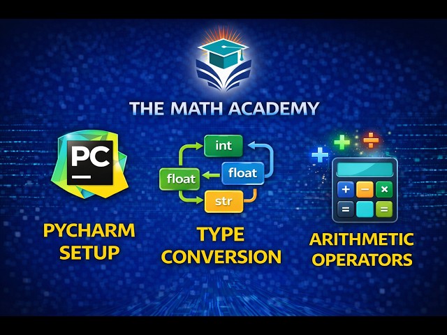 Python Pycharm Set up | Type Conversion | Arithmetic Operators #python  #informationtechnology
