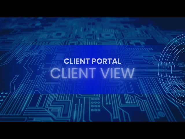 Client Portal Client View - TPS Cloud