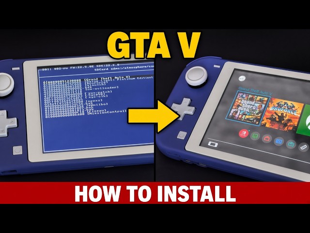 How To Install GTA V On Nintendo Switch !
