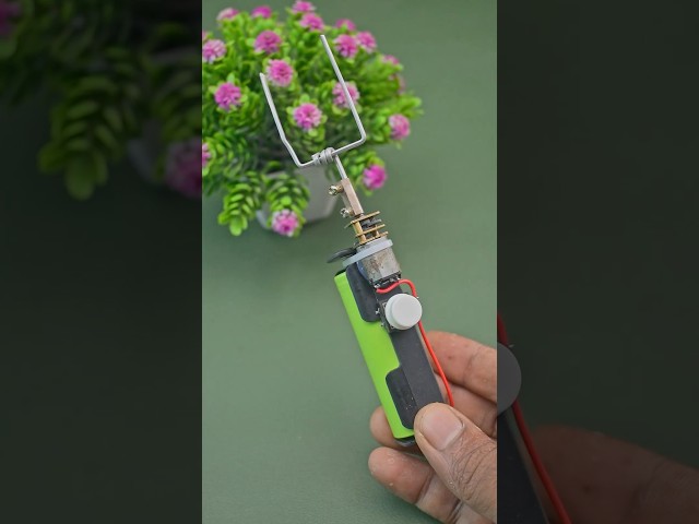 Dc Motor Project | Automatic Rope Winder #shorts #dcmotor #gearmotor