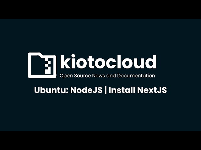 Ubuntu: NodeJS | Install NextJS