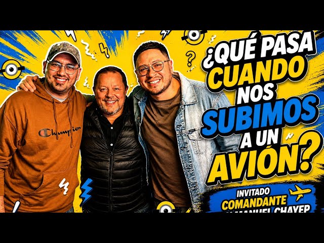 ✈️ ¿QUÉ PASA REALMENTE EN UN AVIÓN?Recibimos a Juan Manuel Chayer, piloto profesional.😎🔥