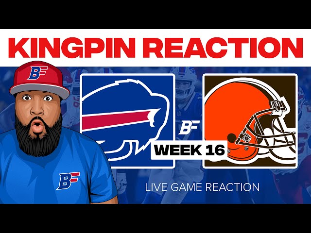 NFL WEEK 16 FAN REACTION - Buffalo Bills vs Cleveland Browns 🔥 LIVE PLAY BY PLAY
