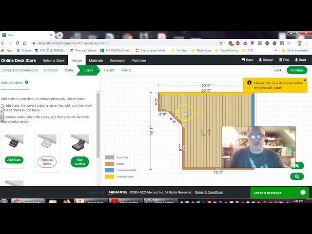 Menards deck designer