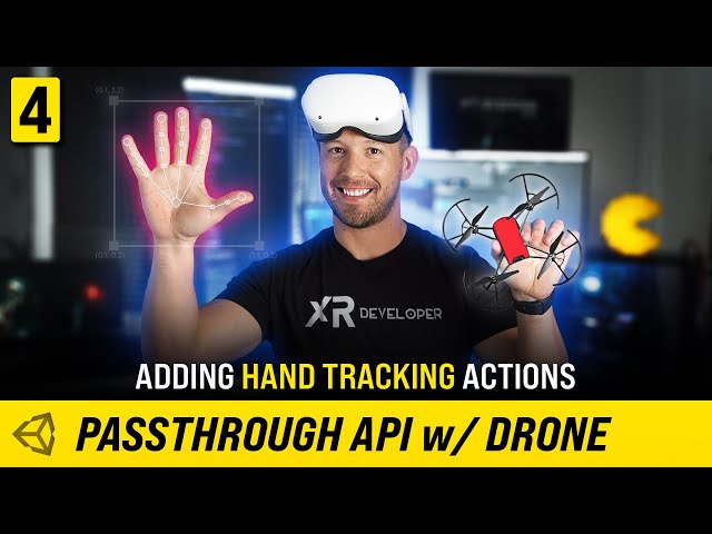 Oculus Passthrough API For Drone FPV With Unity - (VR Hand Tracking #4)