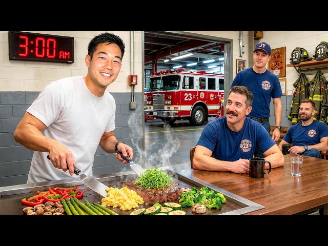 I Surprised Firefighters With a Gourmet Meal