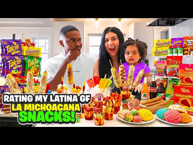 ¡PROBANDO LOS BOCADILLOS MEXICANOS FAVORITOS DE MI NOVIA LATINA!