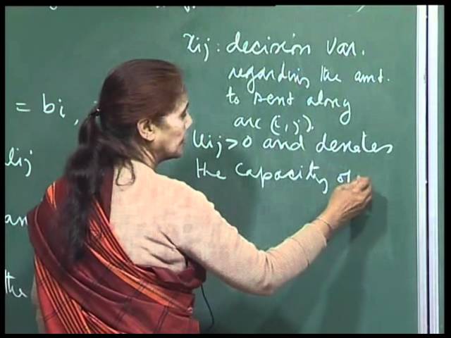 Mod-01 Lec-23 Parametric cost vector LPP, Introduction to Min-cost flow problem.