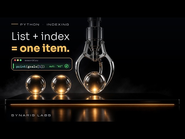 Entrée & Sortie for Indexing — Collection + Index → Element AI