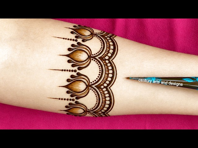 New stylish full hand mehndi design | Latest easy mehndi | Simple mehndi design | Mehndi design