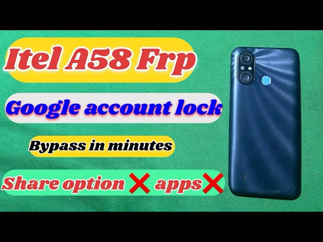 (2026 LATEST!) Itel A58 Google Lock Remove Without PC | 100% Success FRP Bypass A661W ✅