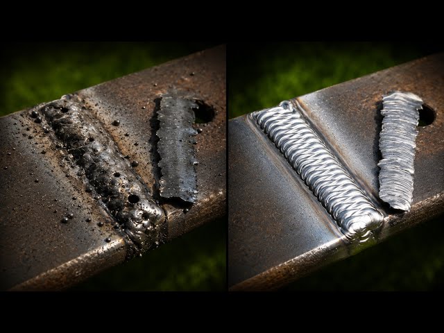 No more "bird droppings" welds! One Small Detail Separates Good Welds from Great Welds.