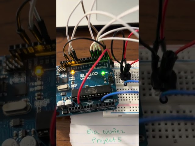Project 5: LCD, digital and analog inputs, serial communication