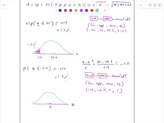 Normal Distribution and User Online Data Probability