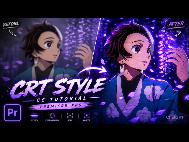 Your Edits Need THIS CRT Look… | Premiere Pro AMV Tutorial |