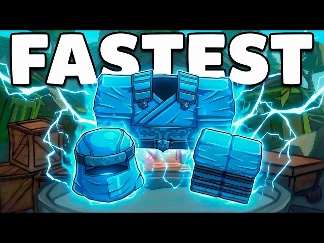 I Crafted THE FASTEST & MOST AGILE Armor in The Forge Roblox...