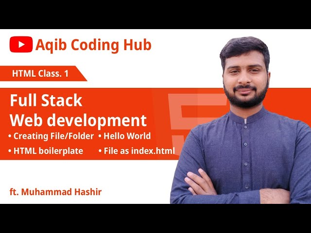 HTML Lecture 1 | VS Code Setup, Boilerplate & Tags Explained