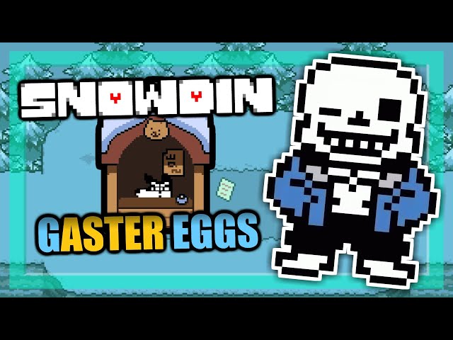 ALL Undertale Secrets in the Snowdin Forest - Snowman, Snowdrake, Gyftrot, Spaghetti & More!
