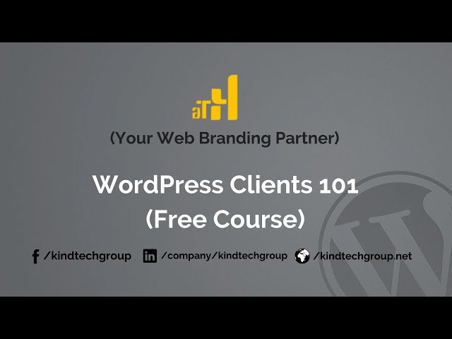 WordPress Training 2020 - What Is WordPress?