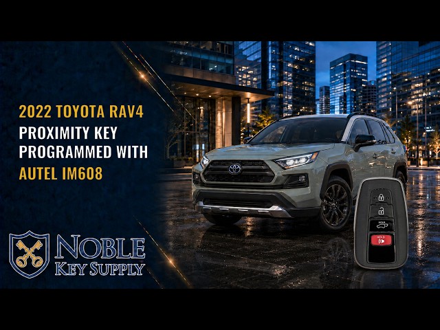 2022 Toyota RAV4 Smart Key Programming | Autel IM608 Tutorial