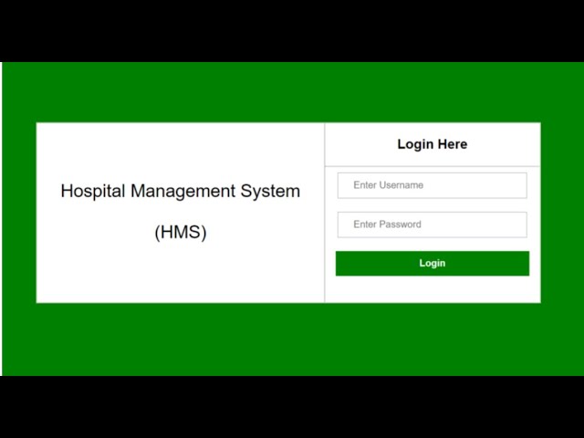HOSPITAL IN PHP, CSS, JAVASCRIPT, AND MYSQL | FREE DOWNLOAD